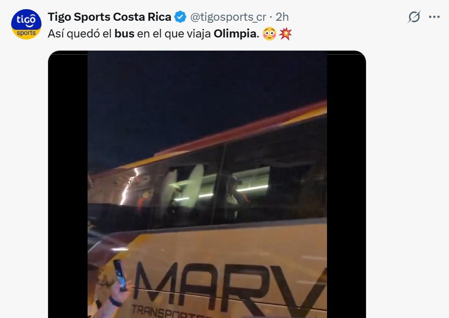 Vergüenza de ataque,  descalificación y Concacaf se hará de la vista gorda: prensa de Honduras condena agresión contra Olimpia en Costa Rica