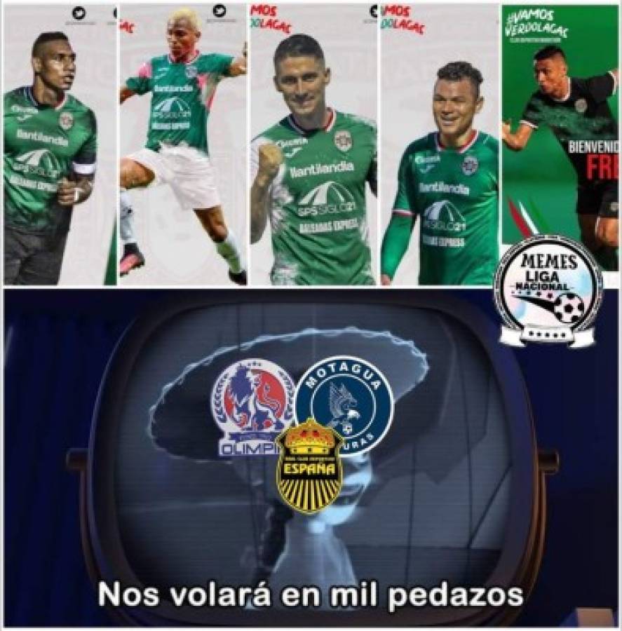 Los crueles memes del mercado de fichajes en Honduras donde hacen pedazos a Olimpia y Motagua