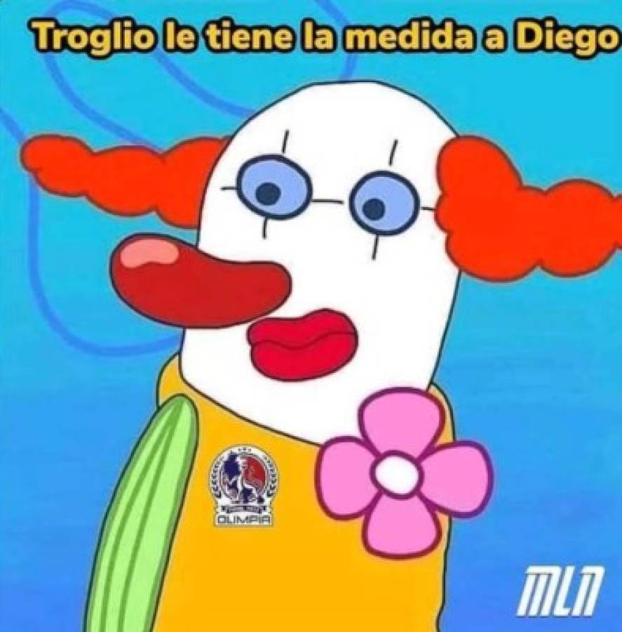 Los memes no perdonan al Olimpia de Pedro Troglio tras perder en el clásico ante Motagua
