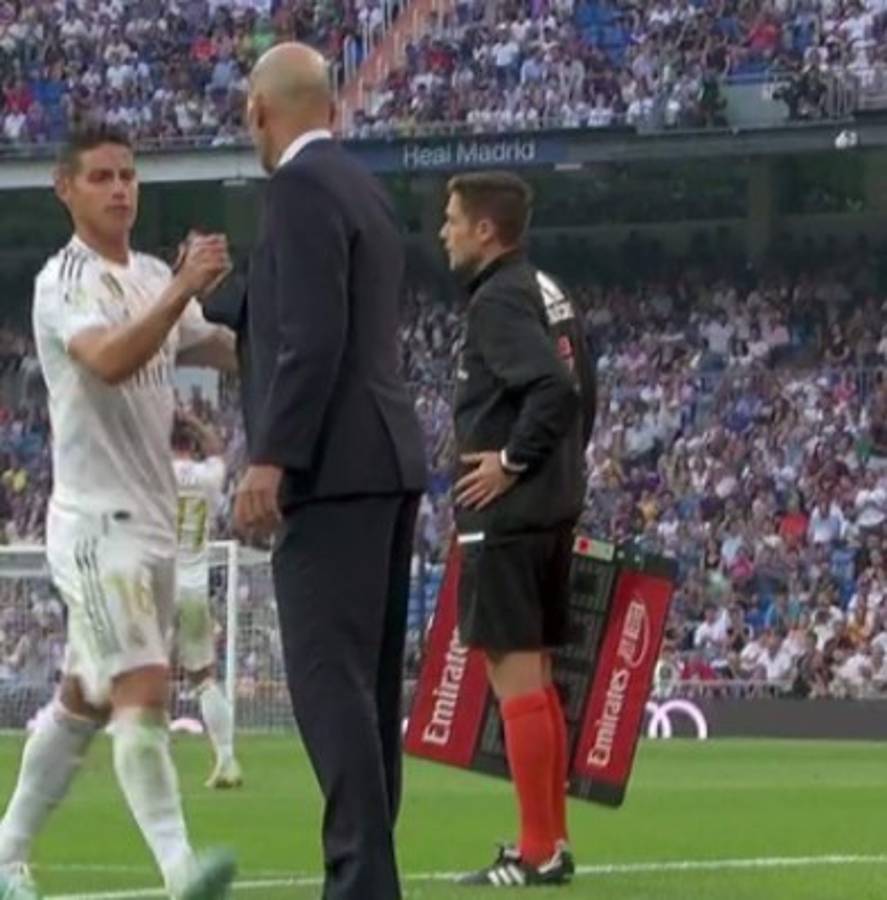 FOTOS: Así vivió James su vuelta al Bernabéu y la insólita imagen de Keylor Navas  