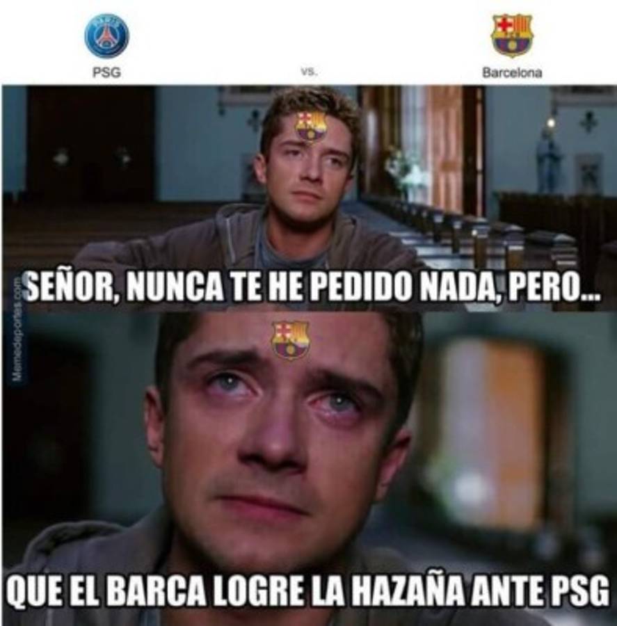 Los memes hacen pedazos a Messi y Barcelona tras ser eliminados de la Champions por el PSG