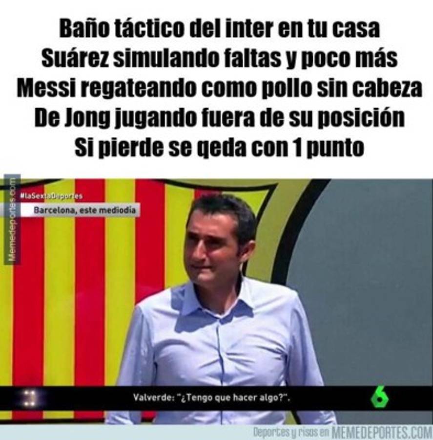 Messi, Barcelona y los memes del sufrido triunfo contra el Inter en la Champions