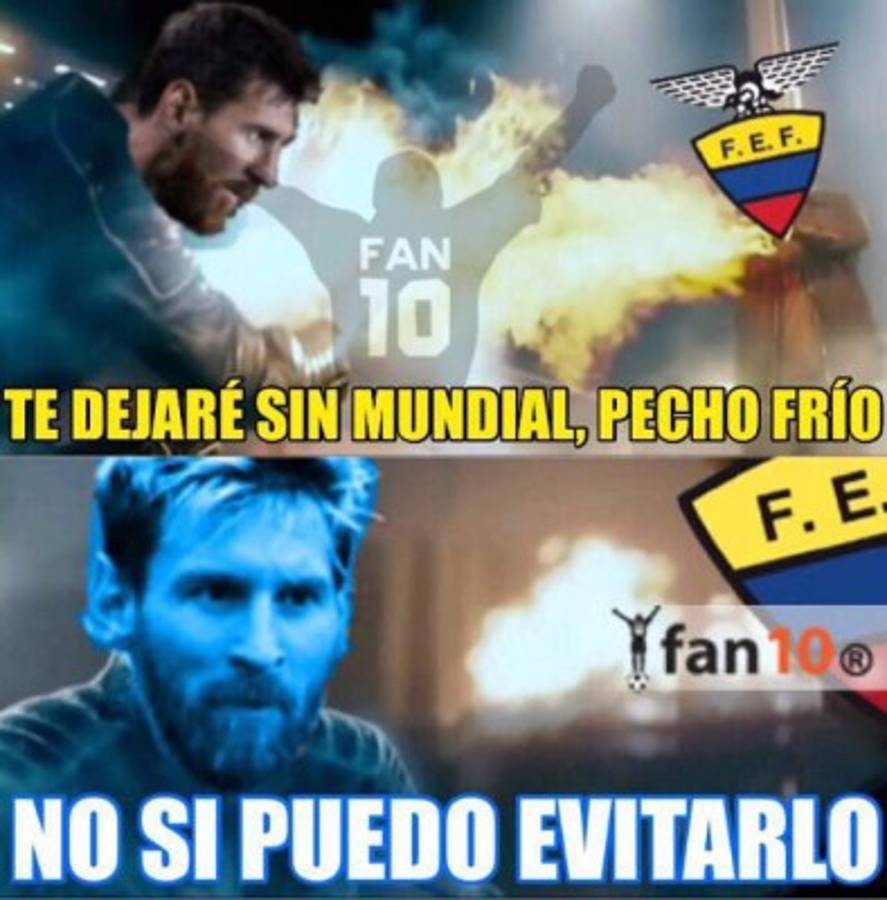 Los tremendos memes de la clasificación de Messi y Argentina al mundial de Rusia