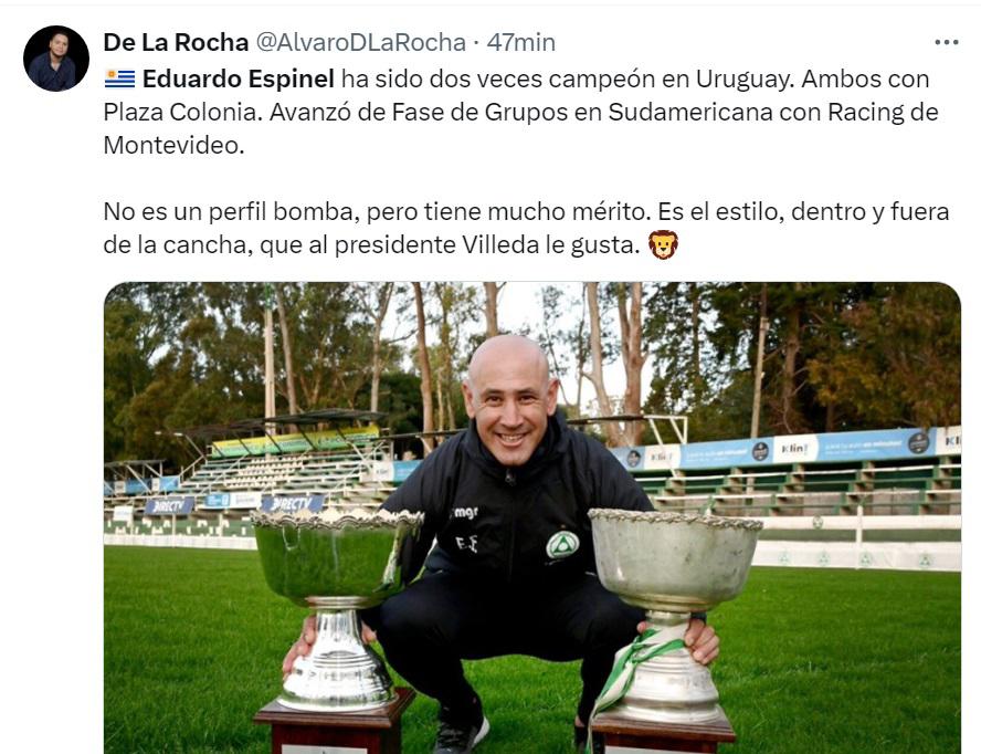 “Tiembla Motagua, Troglio le dejó la vara alta y no es perfil bomba”: prensa hondureña e internacional sobre el nombramiento de Eduardo Espinel como DT de Olimpia