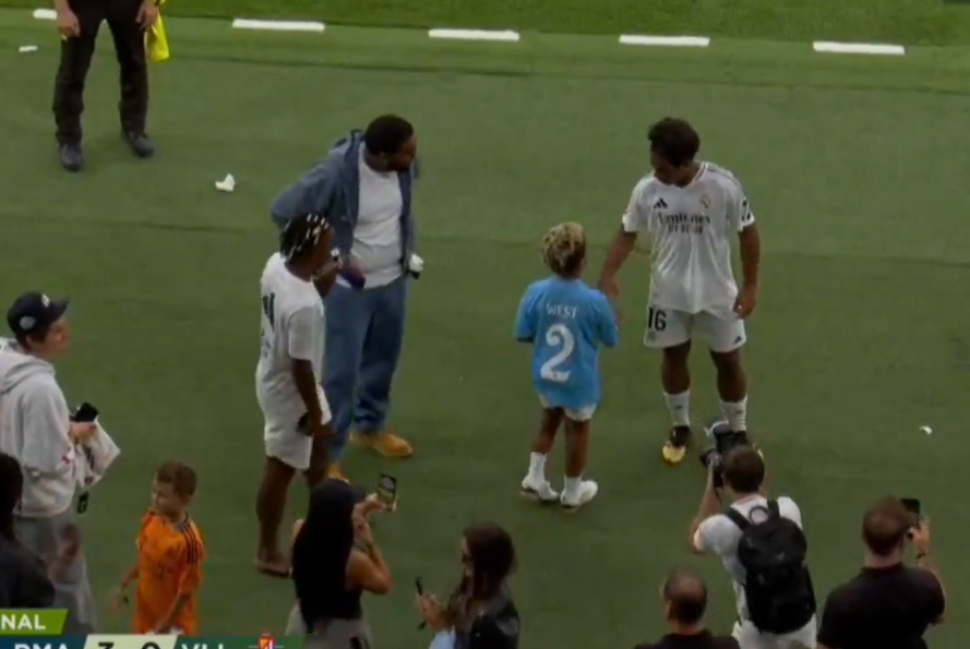 Endrick se queda entrenando tras su primer gol con Real Madrid y el encuentro con Kim Kardashian en el Bernabéu