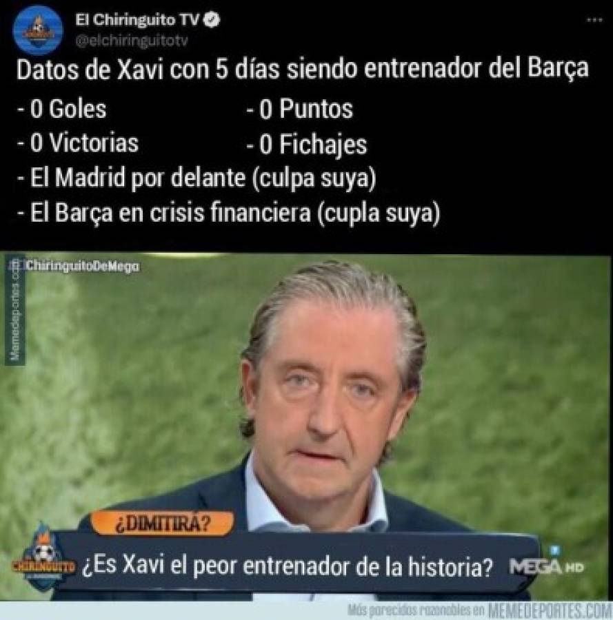 Xavi Hernández y sus duras normas en el Barcelona son protagonistas de los memes