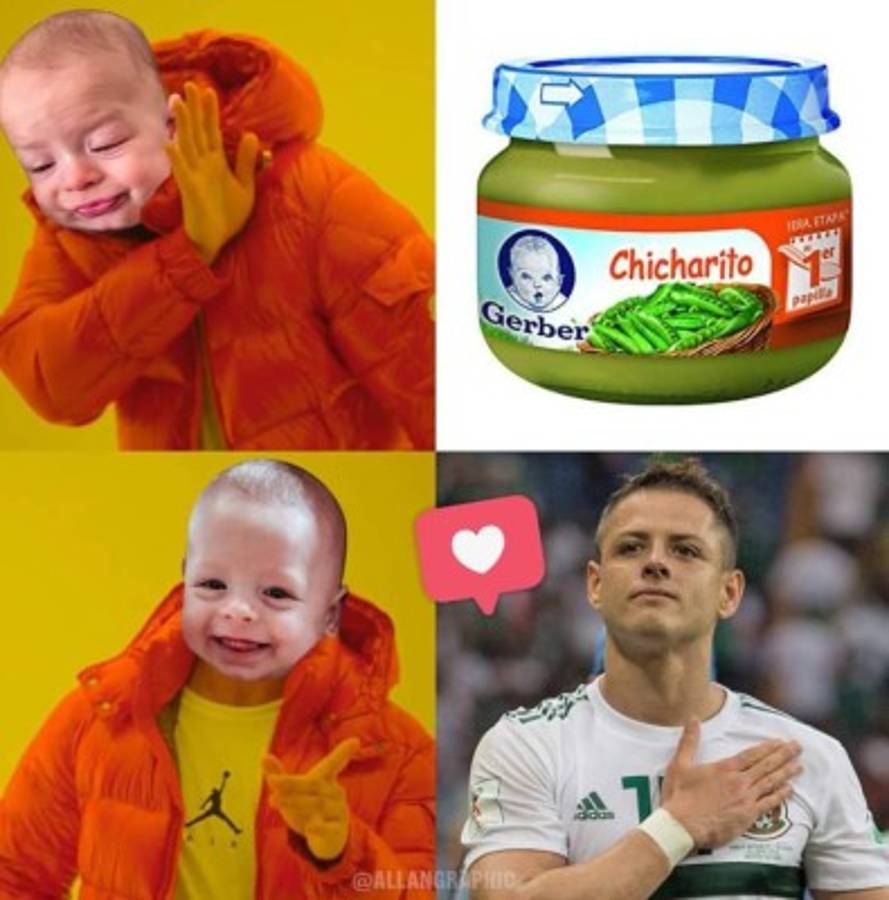 Chicharito Hernández busca el mejor meme para su hijo y las redes explotan