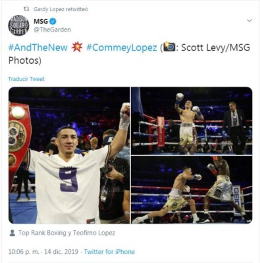 Lo que dicen los medios luego de que Teófimo López ganara el título mundial