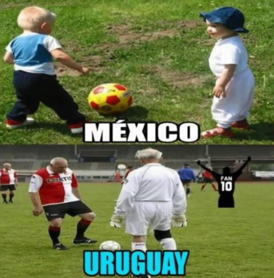 México es goleada por Uruguay y le llueven divertidos memes