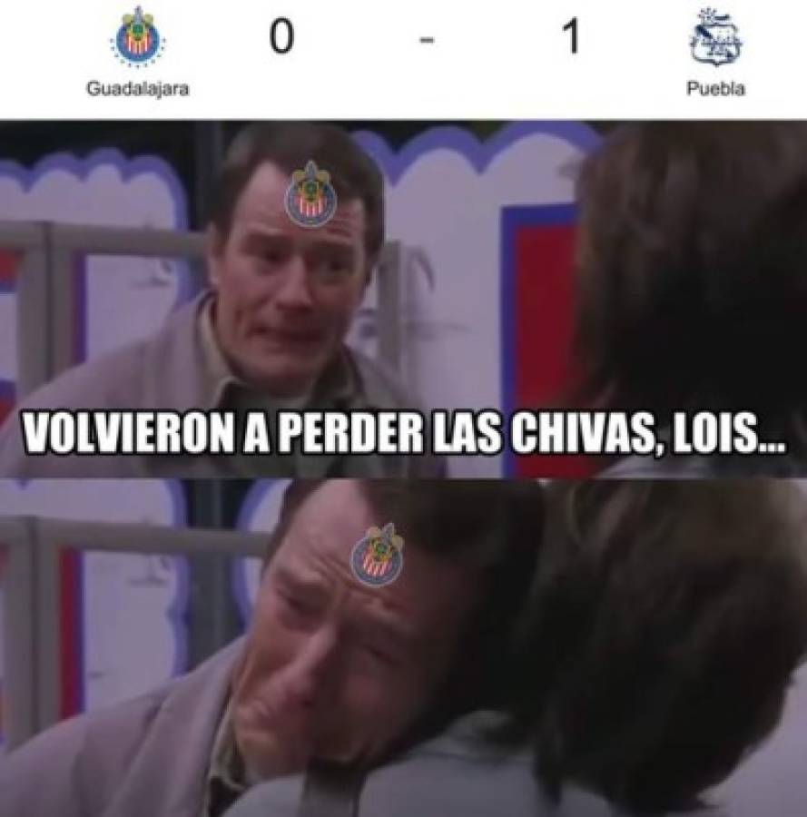 Liga MX: Los memes destrozan en redes sociales a Chivas tras perder contra el Puebla