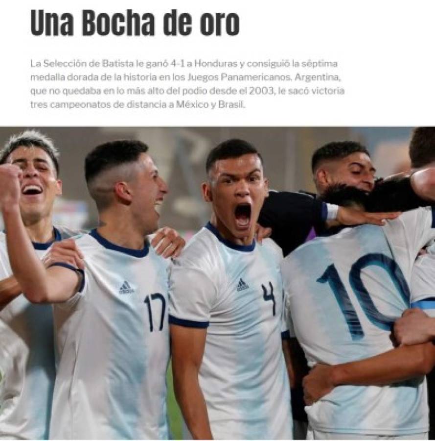 Lo que dicen los medios internacionales tras la medalla de plata de Honduras en Panamericanos