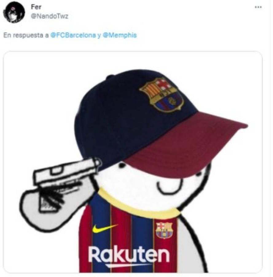 Barcelona pierde ante el Rayo Vallecano y los memes revientan a Depay, Piqué y Koeman