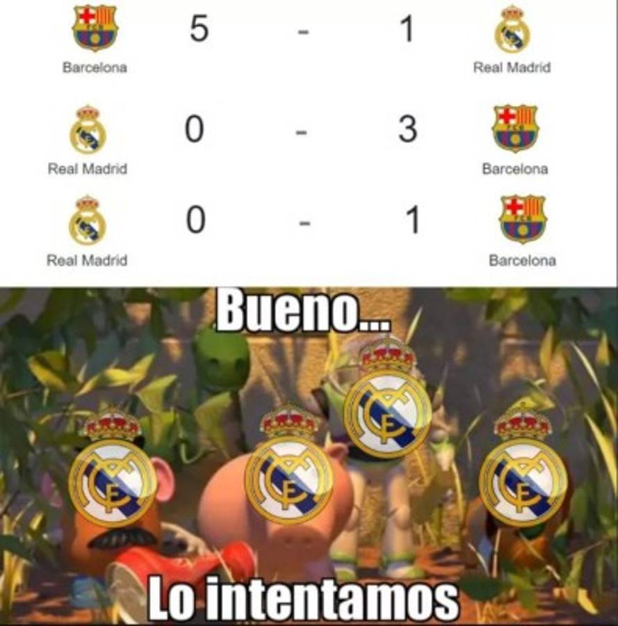 ¡Hasta Shakira! Los memes siguen masacrando al Real Madrid tras perder el Clásico