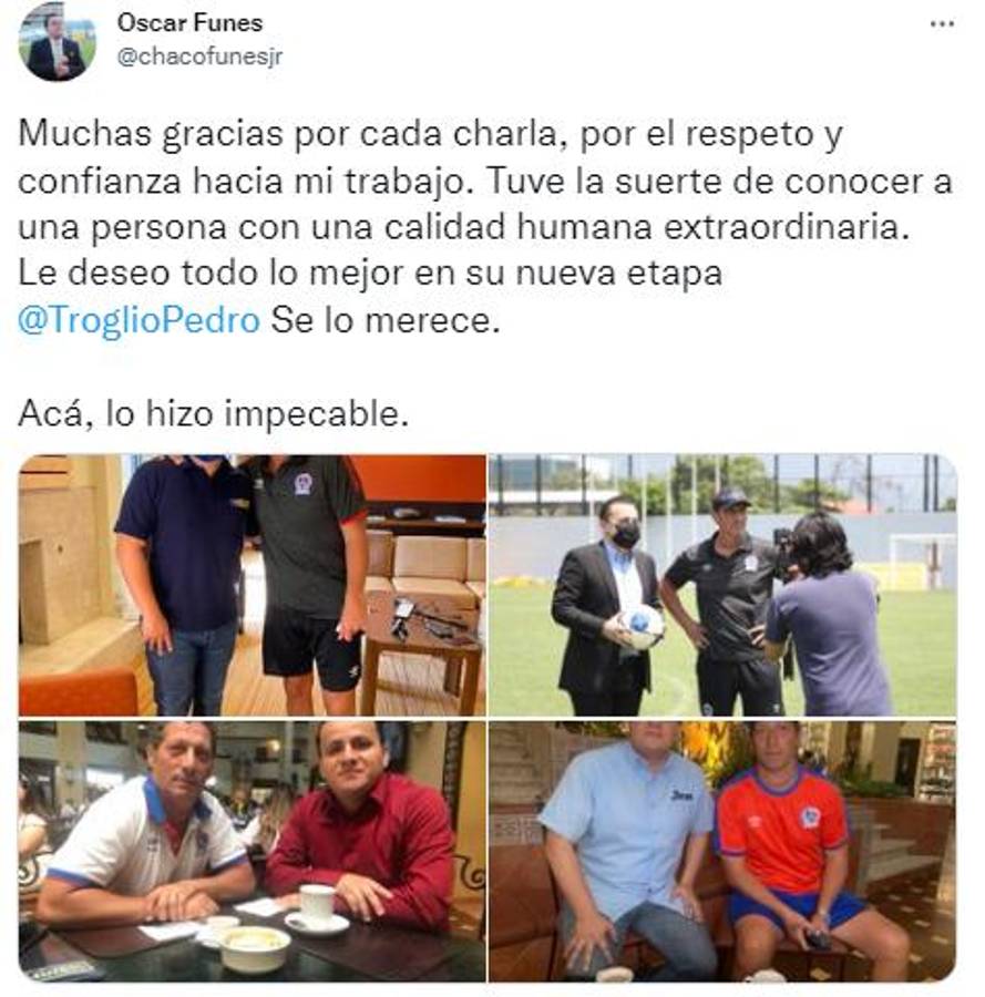 “Gracias por mostrarnos el camino”: Así se despidieron los jugadores y directivos de Olimpia de Pedro Troglio
