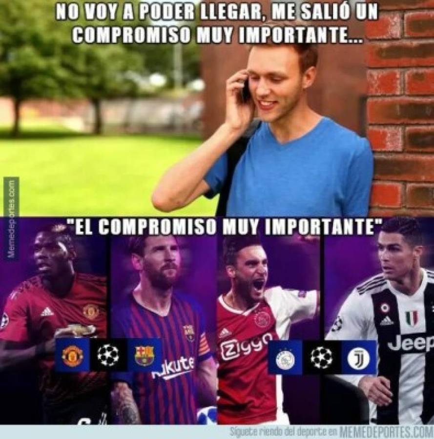 Los crueles memes del empate de la Juventus y del gane del Barcelona en la Champions