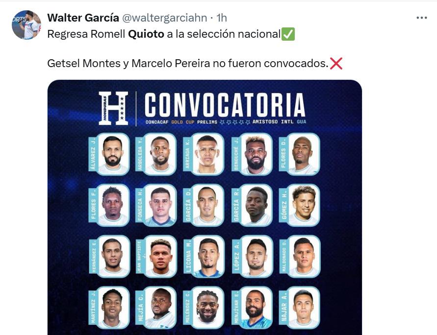 Quioto regresa a la Selección y causa euforia en la prensa de Honduras: “él debe responder en la cancha”