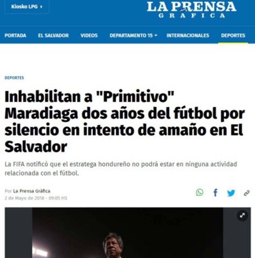 La prensa mundial hace eco del escándalo de Primi Maradiaga