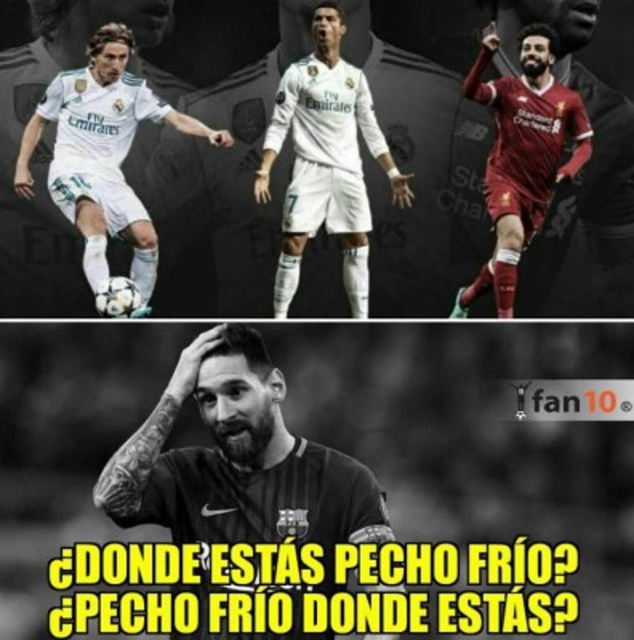 Memes: Destrozan a Messi tras quedar fuera del 'Mejor Jugador del Año' por la UEFA