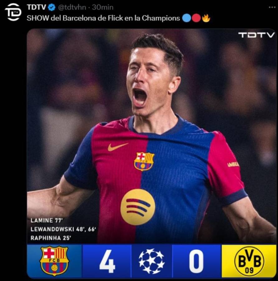 Serie liquidada, semifinales a la vista: así reaccionó la prensa tras la goleada del Barcelona al Dortmund en Champions