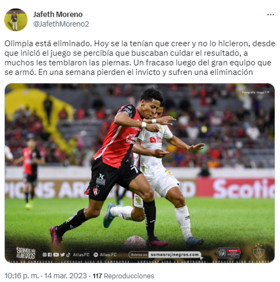 ¡No lo bajan de “fracaso” y “ridículo”! Prensa hondureña carga contra Olimpia tras la eliminación ante Atlas en Concacaf