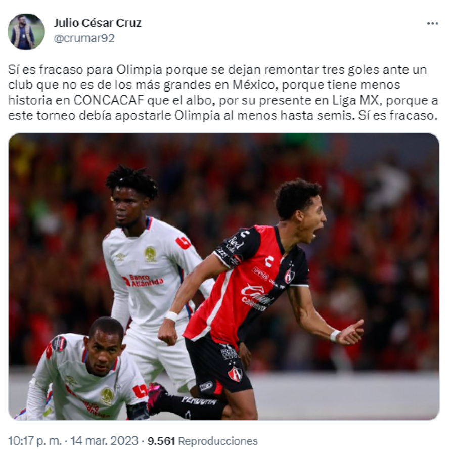 ¡No lo bajan de “fracaso” y “ridículo”! Prensa hondureña carga contra Olimpia tras la eliminación ante Atlas en Concacaf