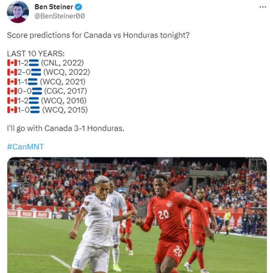 Lo que dice la prensa previo al Canadá-Honduras de la Liga de Naciones de Concacaf; el pronóstico de periodistas norteamericanos