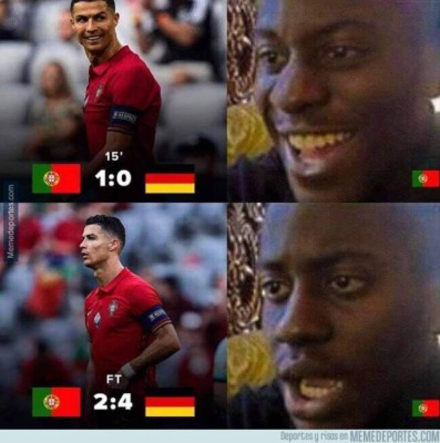 Los memes hacen pedazos a Cristiano Ronaldo y a Portugal tras la paliza de Alemania