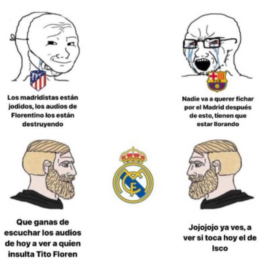 Le filtraron audios a Florentino Pérez y los memes hacen pedazos a sus víctimas: Cristiano, Casillas y Mourinho