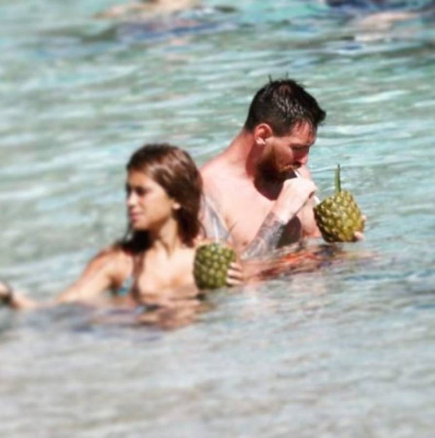 Así fue la luna de miel de Messi y Antonella Rocuzzo en Antigua y Barbuda