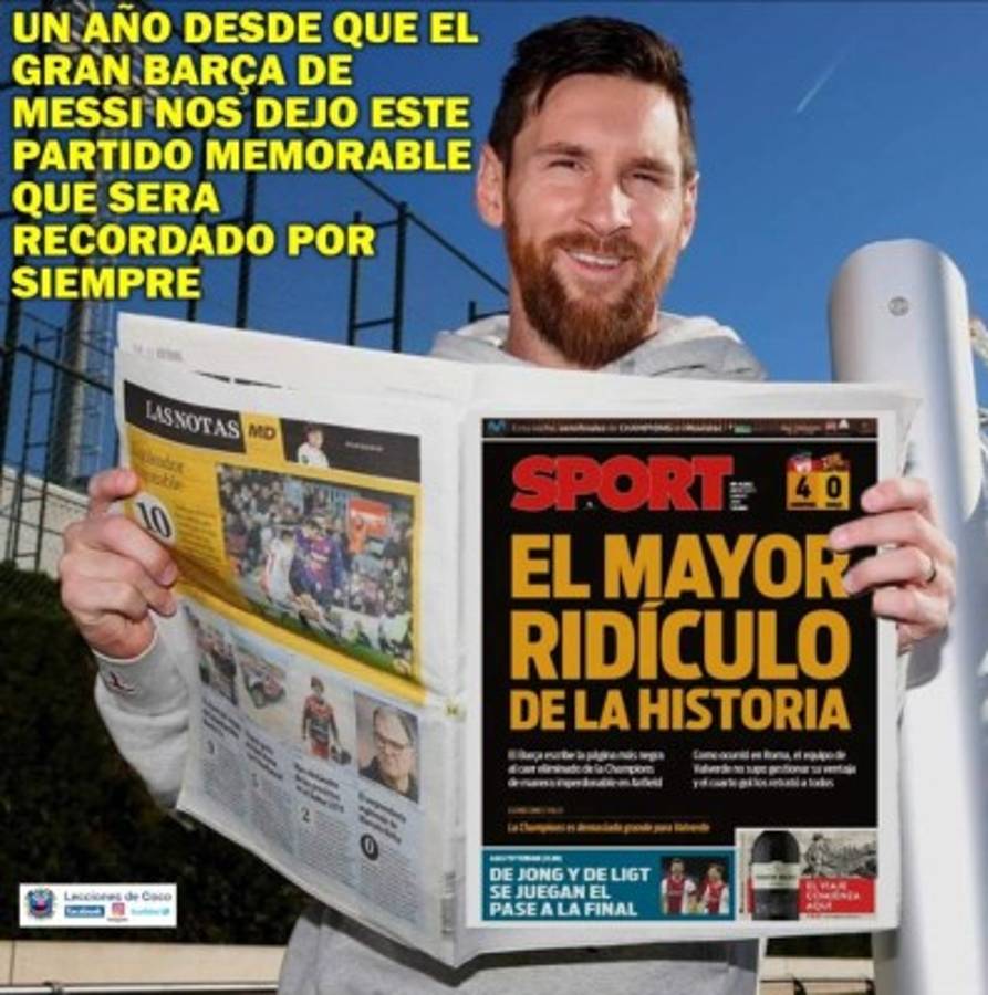 Barcelona, víctima de los memes tras cumplirse un año de la remontada del Liverpool en Anfield