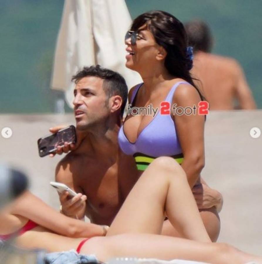 ¡Captados! Las picantes fotos de Daniella Semaan y Cesc Fábregas en sus vacaciones