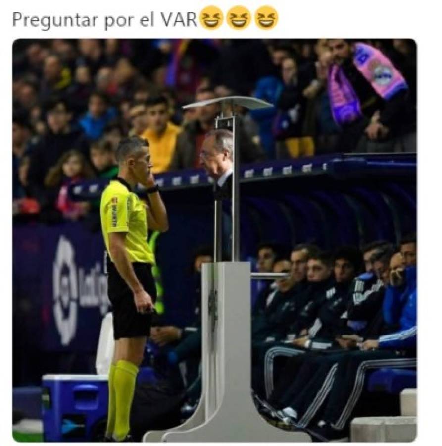 Los memes liquidan al Real Madrid y Florentino Pérez por dominar el VAR en La Liga