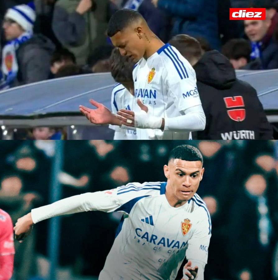 Lo que dice la afición de España sobre el debut de Kervin Arriaga con el Zaragoza; se rinden ante el hondureño: “es top”