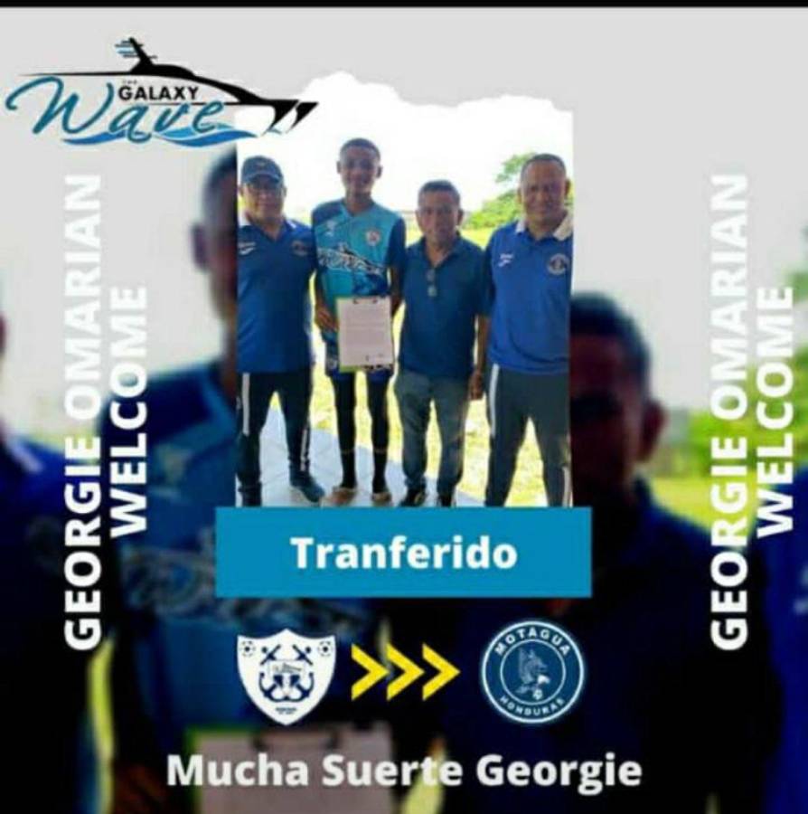 Georgie Omarian Welcome fue transferido al Motagua. Así lo anunciaron en sus redes sociales.