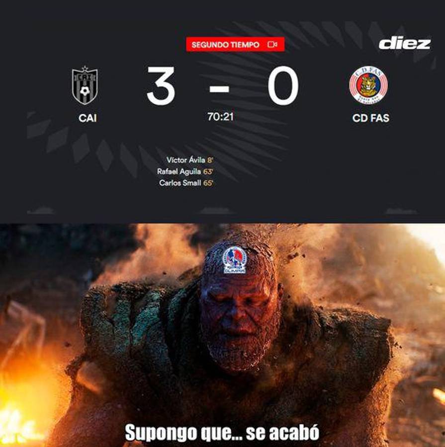 Los memes no perdonan al Olimpia tras quedar eliminado en la Copa Centroamericana de Concacaf