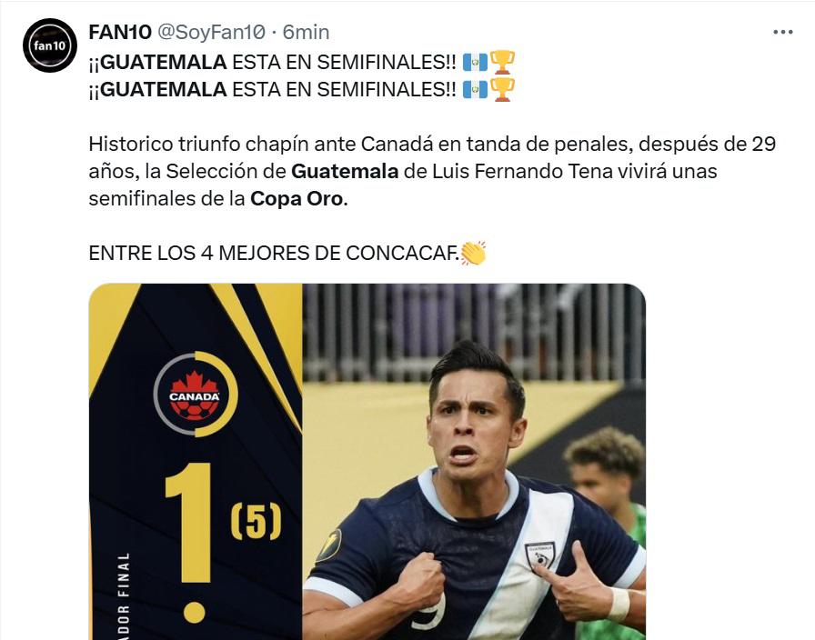 Faitelson se rinde como pocas veces: Guatemala monumental y Tena, flaco de oro, las redes explotan luego de eliminar a Canadá