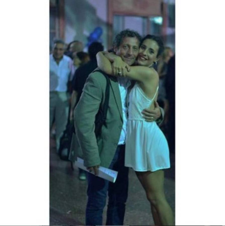 Iara, la bella hija de Pedro Troglio, el técnico del Olimpia