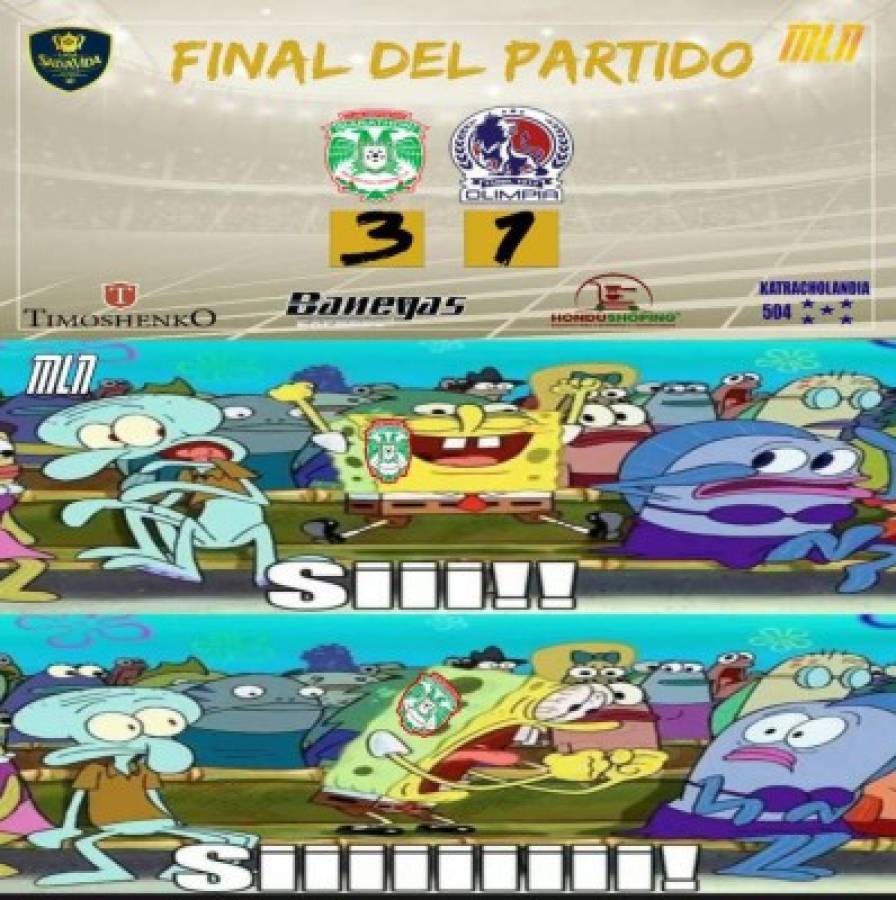 Los memes destrozan al Olimpia tras la derrota ante Marathón en San Pedro Sula