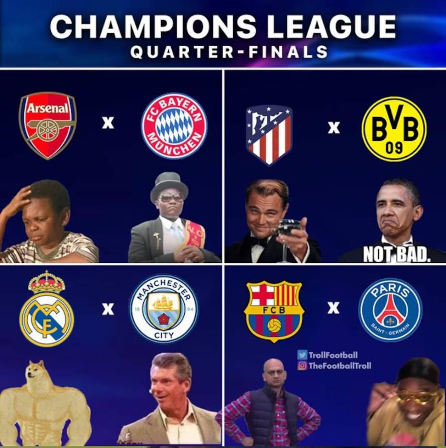 Pep Guardiola y Mbappé protagonistas: los ácidos memes contra Real Madrid y Barcelona tras el sorteo de Champions
