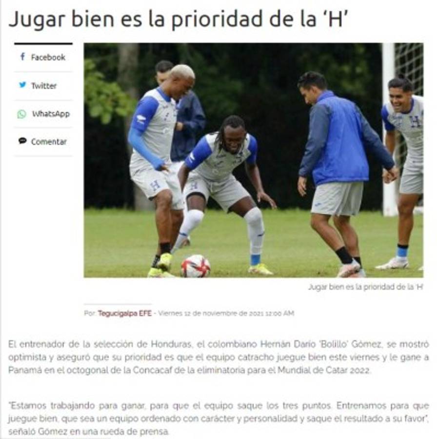 'A papá se le respeta y hay que pasarles por encima': Así calienta la prensa de Panamá el partido contra Honduras  