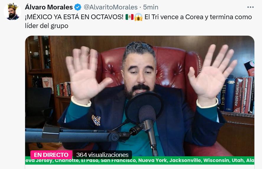 No vi avance: Faitelson cruel con México y prensa celebra a medias ante Corea