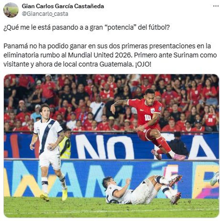 Panamá se desinfla y empata ante Guatemala: así reacciona la prensa y apuntan contra el árbitro Said Martínez