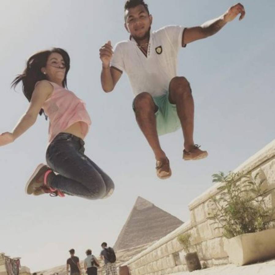 FOTOS: Mario Martínez ya disfruta su estadía en El Cairo, Egipto