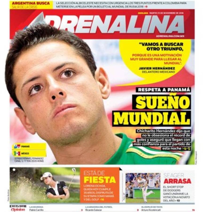 Fotos: Guerra de portadas en México y Panamá previo al choque de hoy