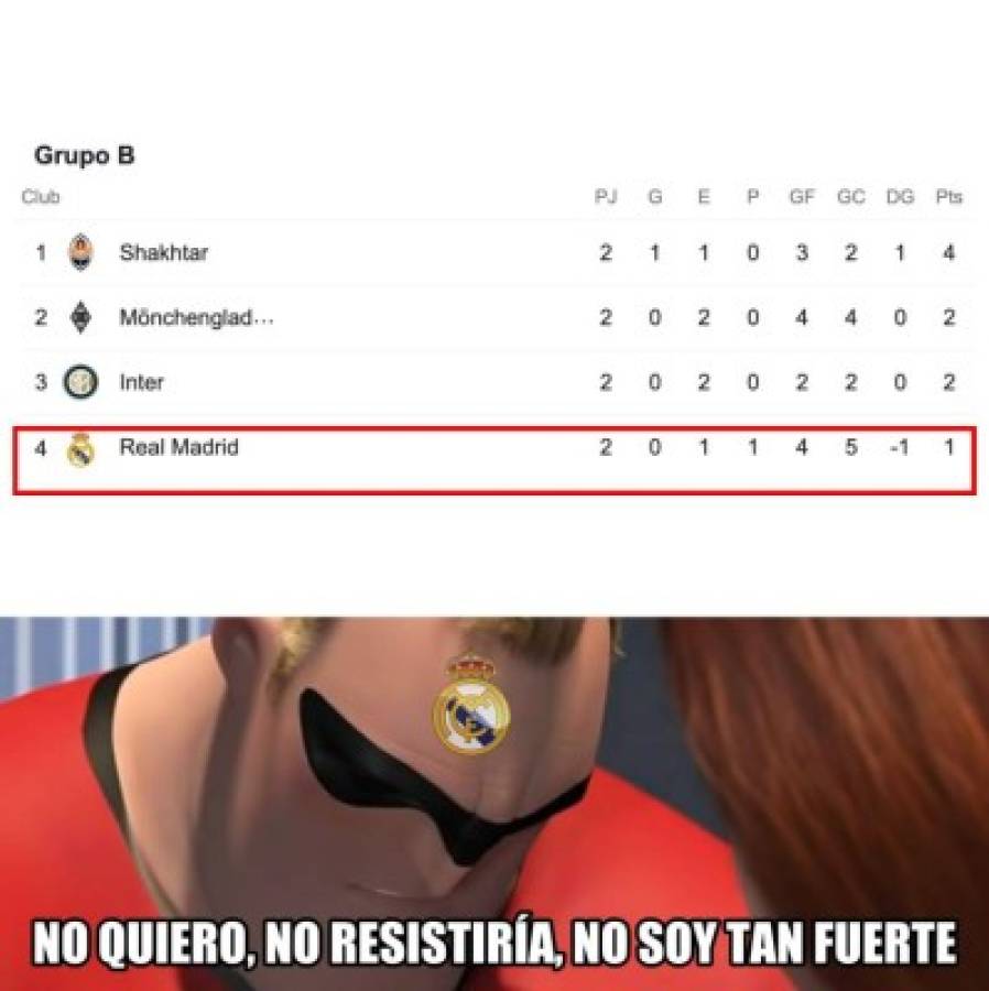 Los memes despedazan al Real Madrid tras no poder ganar en la Champions 2020-21