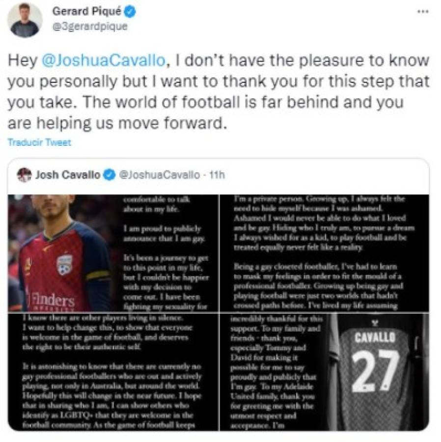 ¿Quién es Josh Cavallo, el primer futbolista en activo en admitir que es gay? Recibió mensaje de Piqué y Griezmann