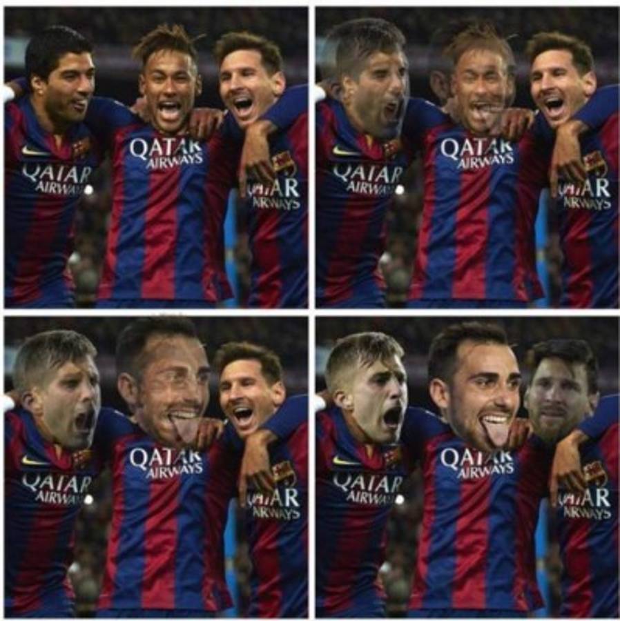 Neymar visita a sus ex compañeros y acribillan en memes al Barcelona