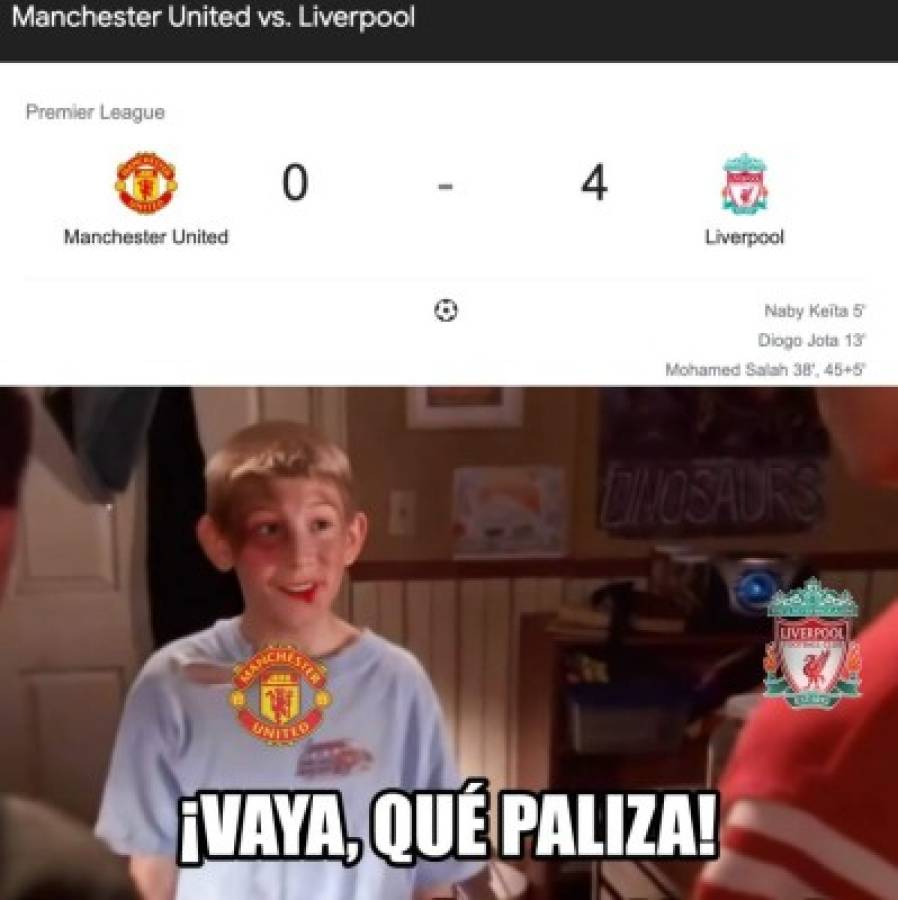Para reír: Liverpool humilló al Manchester United y los memes revientan a Cristiano Ronaldo