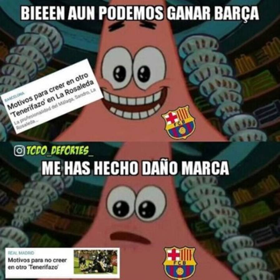 ¡Imperdibles! Terribles memes contra el Barcelona y Madrid previo al final de la Liga española