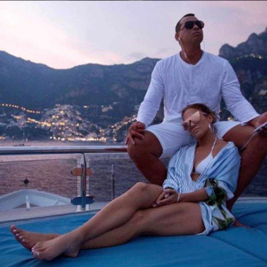 Las románticas vacaciones de Jennifer López y Alex Rodríguez en Italia